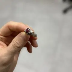 M◇10mm 赤珊瑚 ダイヤモンド リング 16号 宝石鑑別書付 - メルカリ