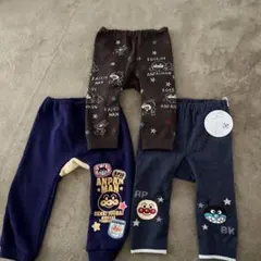 アンパンマン プリント ボトムス 95cm未満 3枚セット