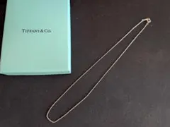 Tiffany 純正チェーン 46cm SV925 箱付き 男女兼用 あずき - メルカリ