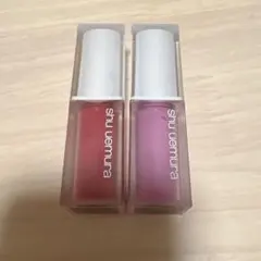 shu uemura キヌケアグローアップ　リップ　グロス　ライラック　ピンクのサムネイル