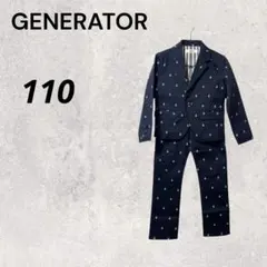 新品未使用 GENERATOR 110 スーツセット アンカー柄 フォーマル 春