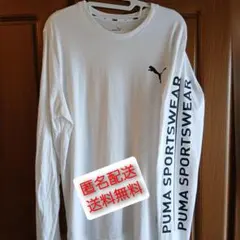プーマ　puma Tシャツ　ロンT　サイズM　ホワイト