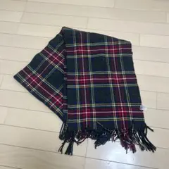 アクリル100% チェック柄マフラー