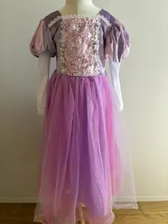 ラプンツェル風　キッズコスチューム　ドレス