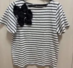 Couture Brooch クチュールブローチ 肩リボン ボーダーシャツのサムネイル