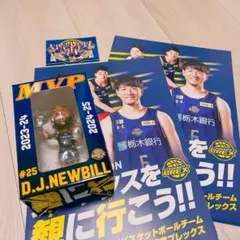 【未開封】ニュービルMVPバブルヘッド・限定パンフ2冊・BREXY限定カード