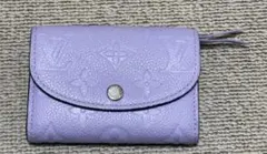 ルイヴィトン モノグラム ポルトモネ・ロザリ アンプラント ライラック アイリス