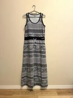 Rusty ペイズリー柄 ノースリーブロングワンピース