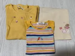 familiar トップスセット 3点　110 美品　着用少