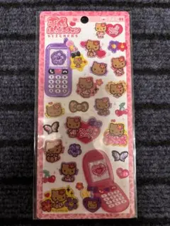 【正規品】平成はっぴーフォン　ステッカー　シール　ハローキティ　日焼け サンリオ