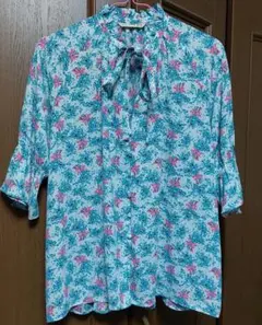 美品⭐PAUL & JOE フローラルリボンシャツ 『ユニクロ』のサムネイル