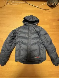 OAKLEYネイビー ダウンジャケット フード付き