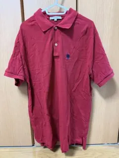 U.S. POLO ASSN. 赤 ポロシャツ Lサイズ
