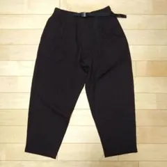 Gramicci T/C ツイル ワイドパンツ ブラウン M