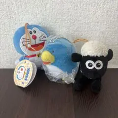 ドラえもん・ペンギン（たべっこどうぶつ）・ひつじのショーン ぬいぐるみセット