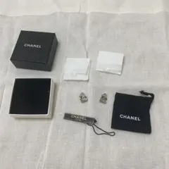 CHANEL クリスタル CCロゴ イヤリング