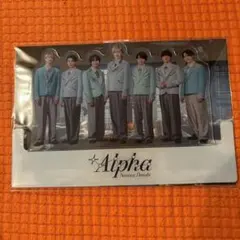 なにわ男子 アルファ 初回限定A アクスタ