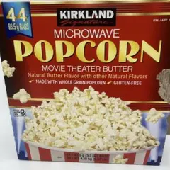 カークランドシグネチャー 電子レンジ用ポップコーン 44袋 4.1kgのサムネイル