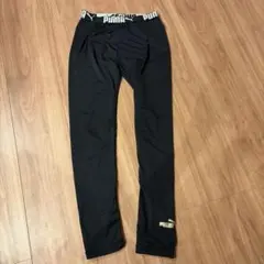 PUMA ブラック スパッツ 150 サッカー　インナー