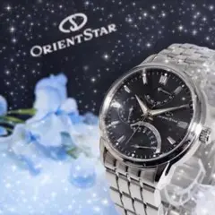 新同品 オリエントスター パワーリザーブ 自動巻 裏スケ 腕時計 箱 H731
