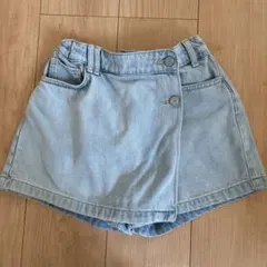 GAP 巻きスカート風デニムショートパンツ 12