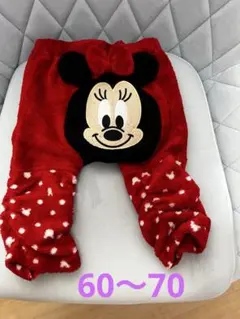 BABY MINNIE ミニーマウス ベビーパンツ ボア素材60〜70のサムネイル