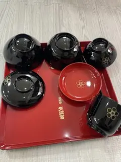 天満宮 お食い初め 食器セット　新品未使用のサムネイル