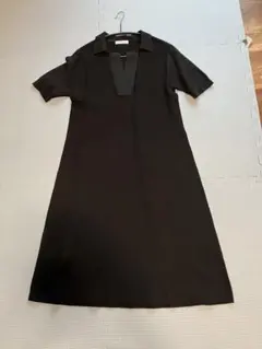 NEWYORKER ブラック 半袖 シャツワンピース