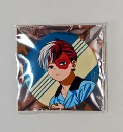 ヒロアカ アメリカンレトロ 缶バッジ 轟焦凍