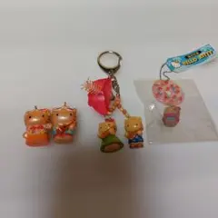 キティ&ダニエル ハワイアンキーホルダーセット 海が好き 日焼け 小麦肌