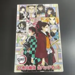 鬼滅の刃 22巻同梱版 缶バッジセット