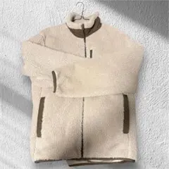 UNIQLO ボアフリースジャケット Lサイズ クリーム