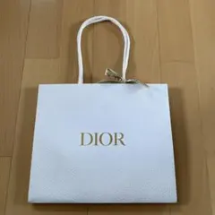 Dior ホワイト ショッピングバッグ