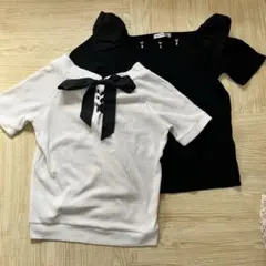 INGNI リボン付きTシャツ2点セット