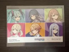 プロセカ SONY コラボ　ステッカー