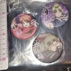 銀魂吉原大炎上　神楽など　缶バッジセット