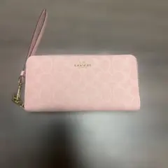 COACH 長財布 CW778 ピンク リスト付き - メルカリ