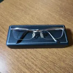 Ray-Ban ゴールド メガネ ケース付き チタンフレーム