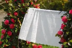 カフェカーテン★★インド綿「ロリアナチュラル１００・４５」