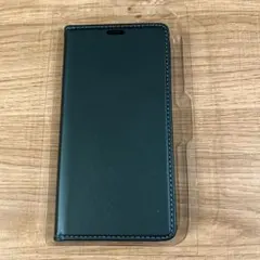 ダークグリーン 手帳型ケース カードポケット付き