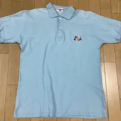レトロ 90s MIKIHOUSE ミキハウス ビッグロゴ ポロシャツ 半袖 L
