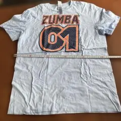 Zumba Tシャツ ライトブルー One Size