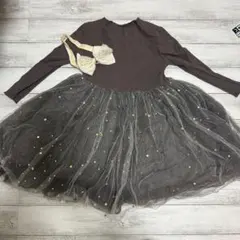 グレー長袖チュチュスカート