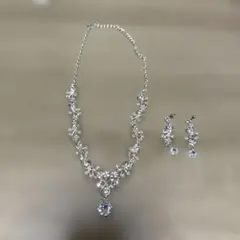 ブライダル アクセサリー セット ネックレス ピアス 結婚式 前撮り 卒花