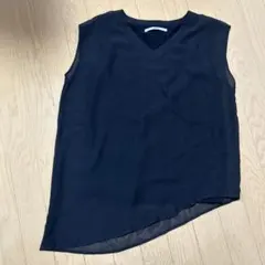 YEVS ノースリーブ Vネック アシンメトリーのサムネイル