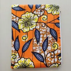 ハンドメイド/フラットポーチ/アフリカ布/アフリカン