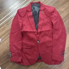 レッド Mサイズ テーラードジャケット
