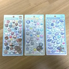 正規品　水族館限定ボンボンドロップシール3種