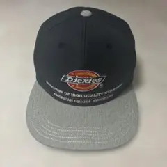 【希少/極美品】Dickies ディッキーズキャップ バイカラー 黒×グレー