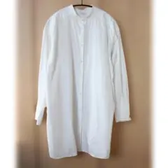 ジャーナルスタンダード バンドカラーロングシャツブラウス白